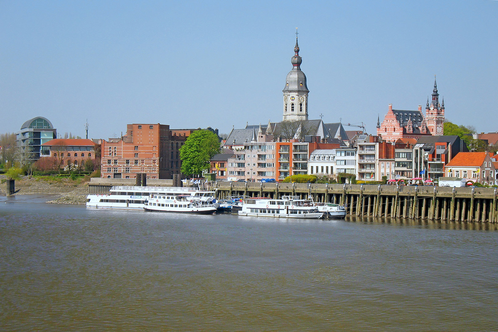 fotoreeks Schelderondvaart vanuit Temse naar Sint-Amands, Rupelmonde en terug