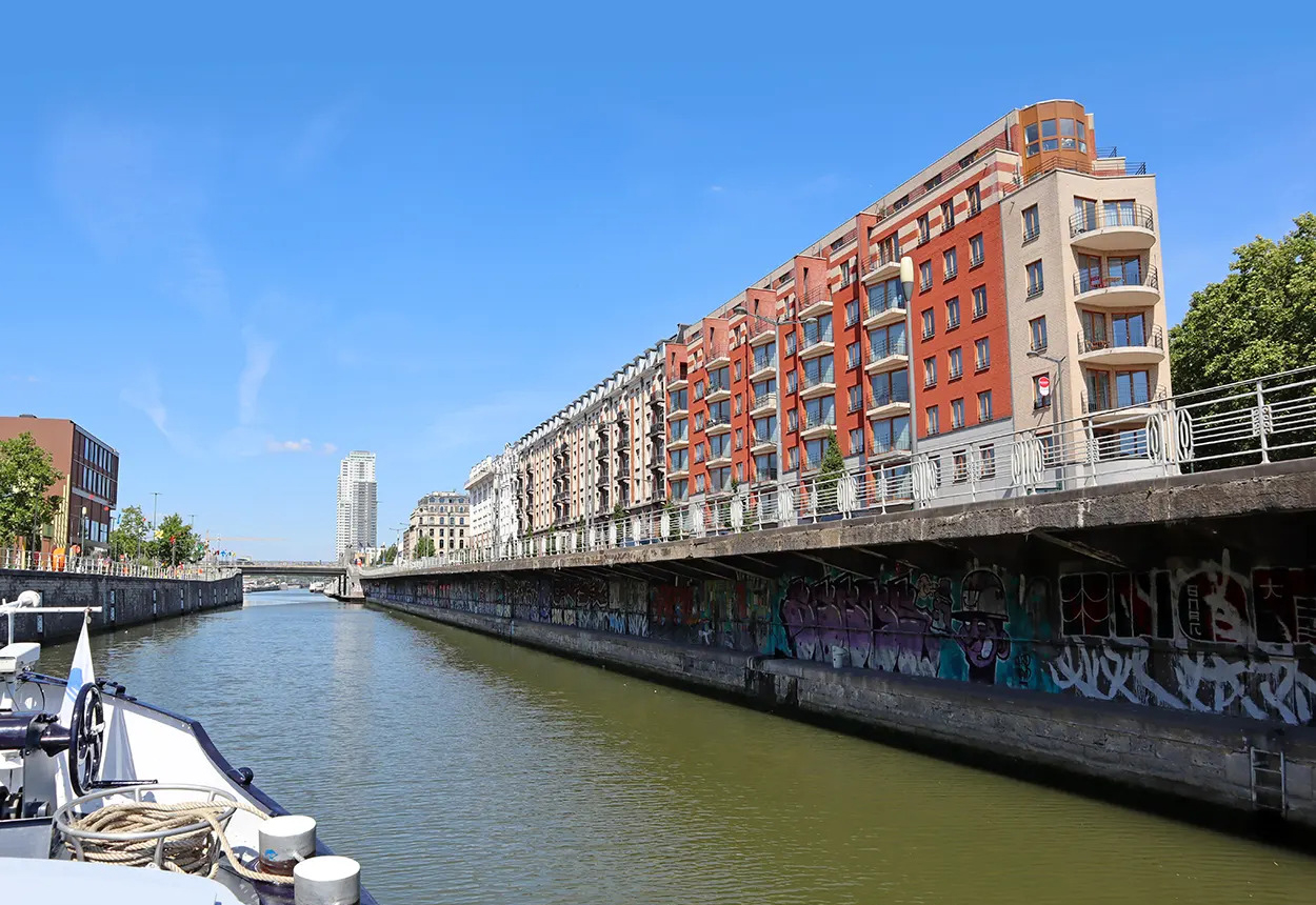 fotoreeks Boat trip through Brabant and Brussels from Halle