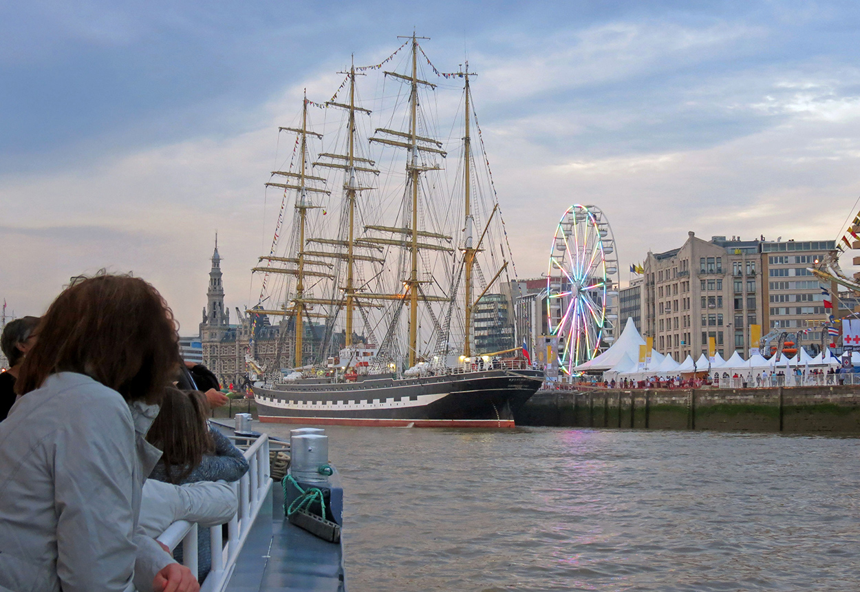 fotoreeks 12/07: 'The Tall Ships Races Antwerp'  from the water - 1h cruise 15.00h-16.00h