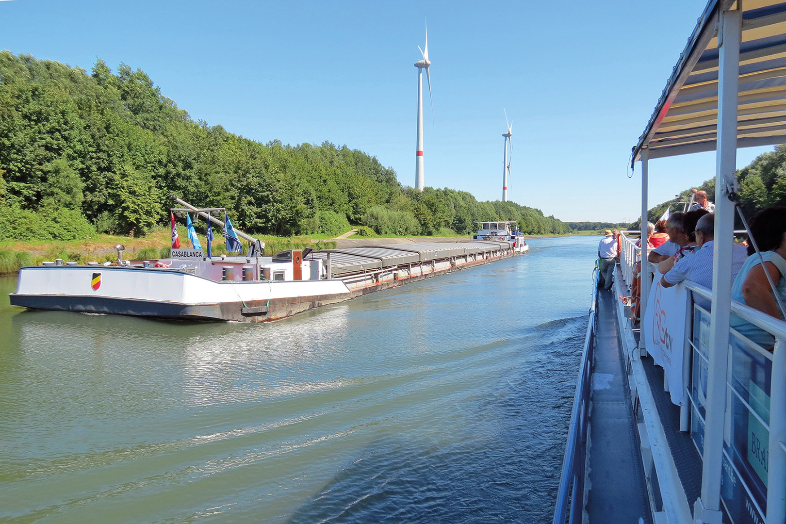fotoreeks Croisière de Ronquières à  Strépy-Thieu avec passage du plan incliné et de l'ascenseur à bateaux