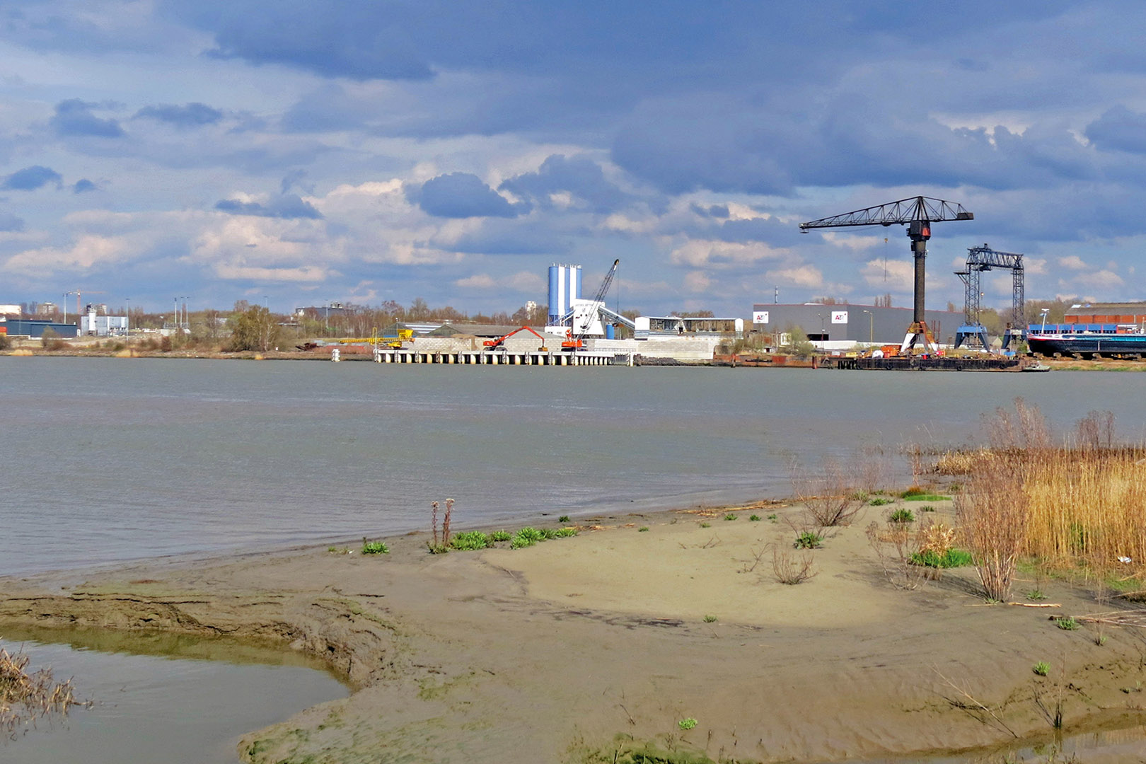 fotoreeks Dagtocht vanuit Temse en Antwerpen naar Lillo, Doel en de drukke containerhavens